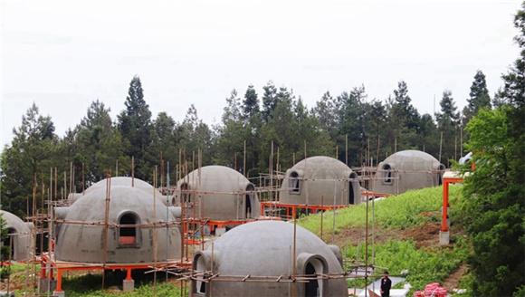 正在改造的景区。通讯员 洪琳 摄