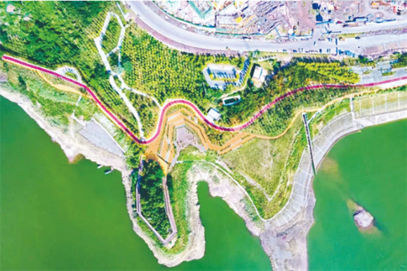 江河两岸生态环境好。通讯员 徐志全 摄