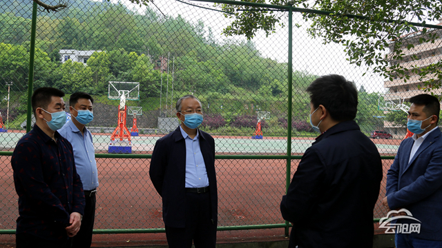 张学锋率队检查“五一”安全生产和疫情防控工作