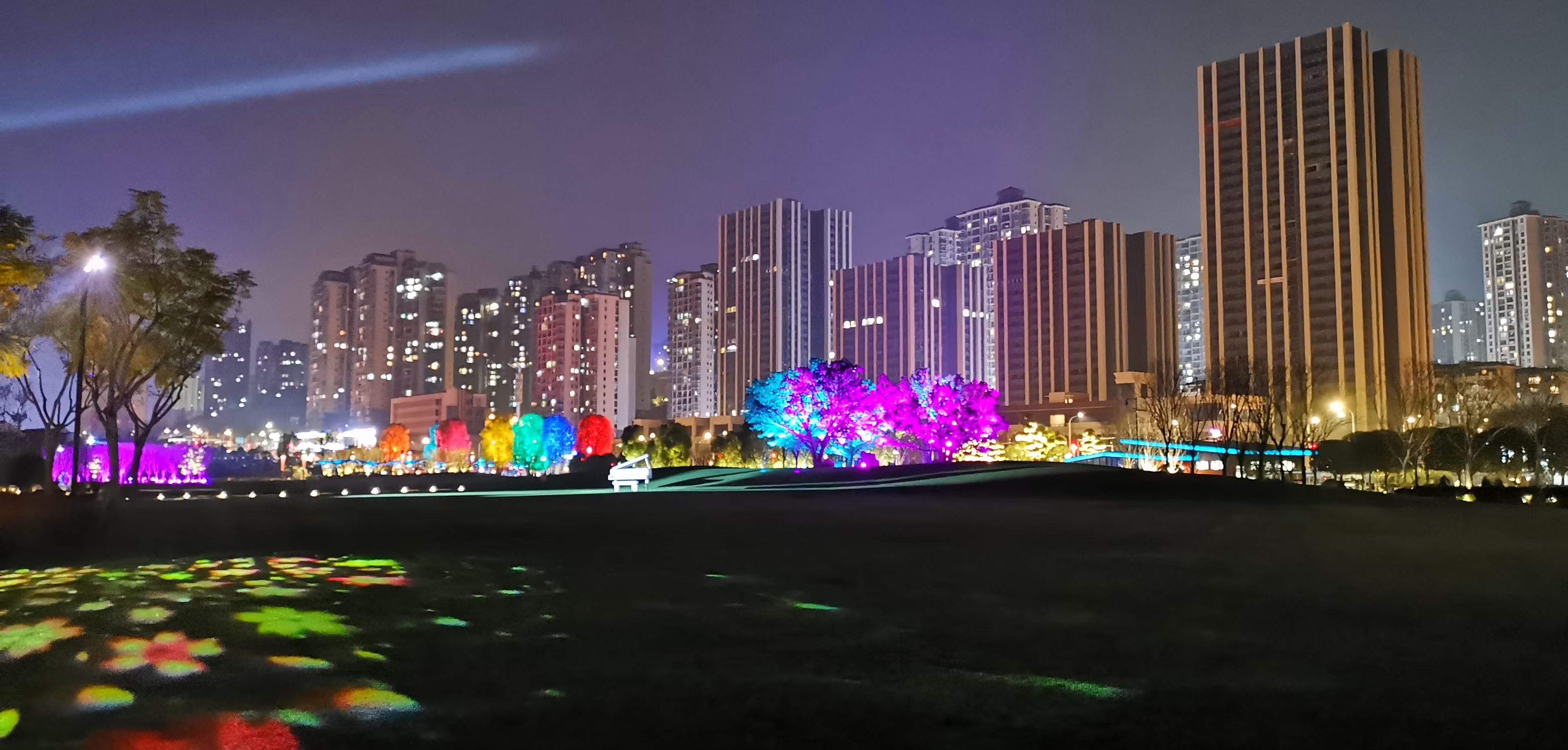 云阳月光草坪灯光夜景获奖了