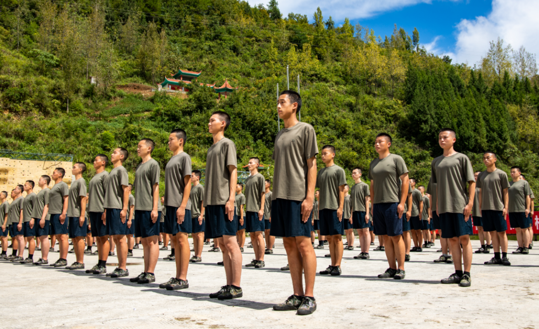 役前集训云阳145名预定新兵开启军营初体验
