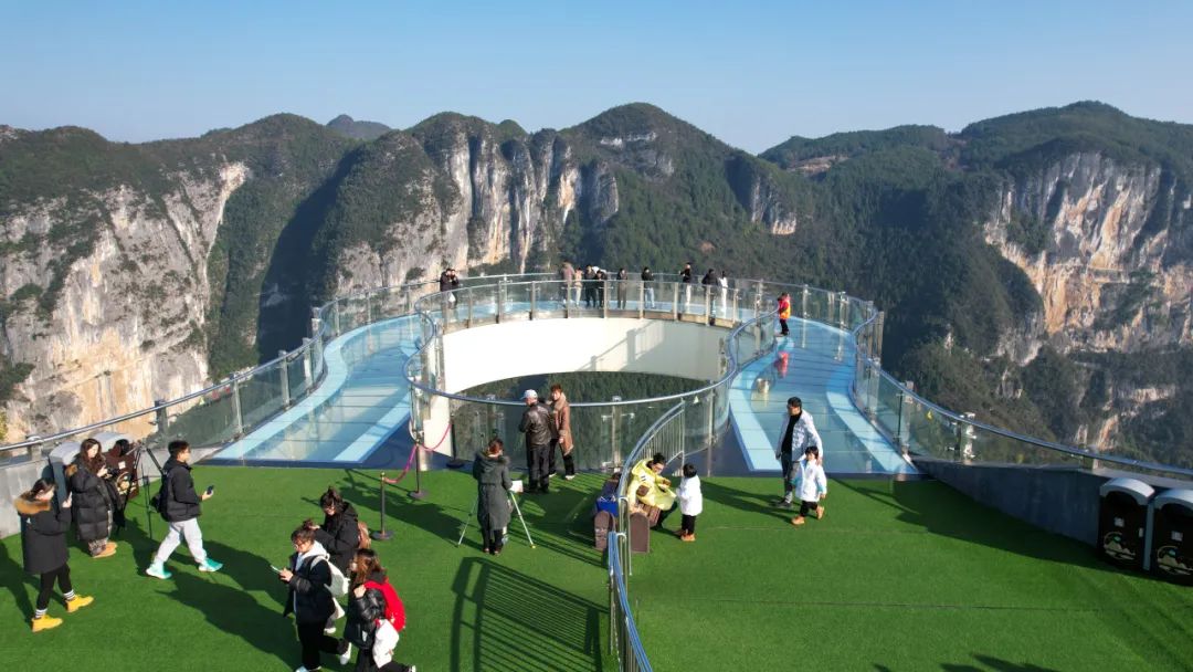 元旦小长假云阳景区人气旺尤其是