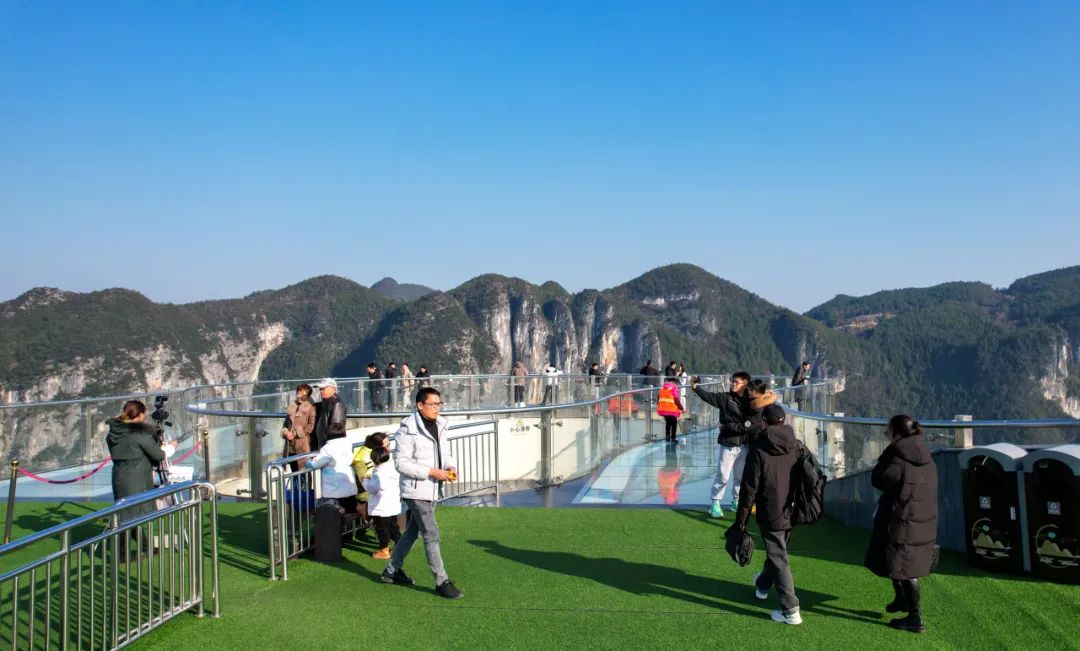 元旦小长假云阳景区人气旺尤其是