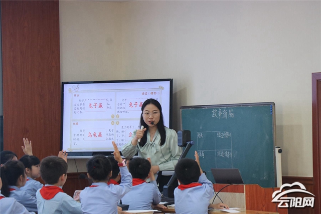 江口小学开展语文青年教师优质课竞赛活动