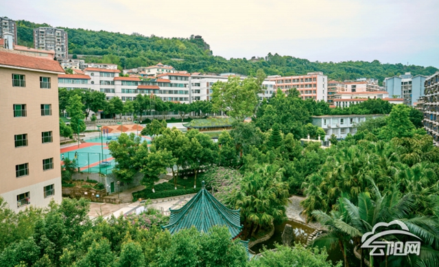 一半山水一半城我们云阳人就住在公园里