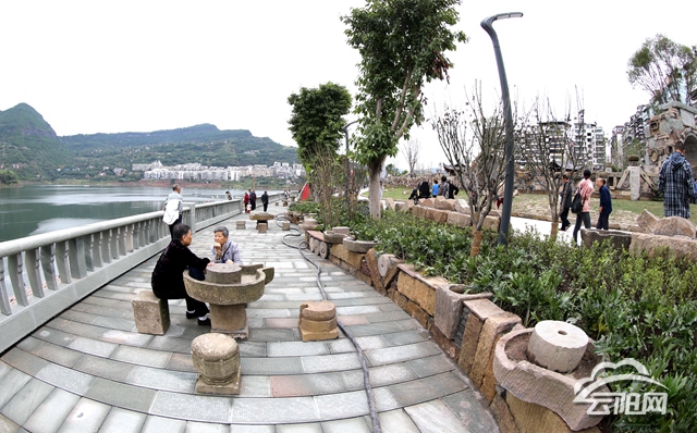 云阳环湖绿道四方井公园盛大开放